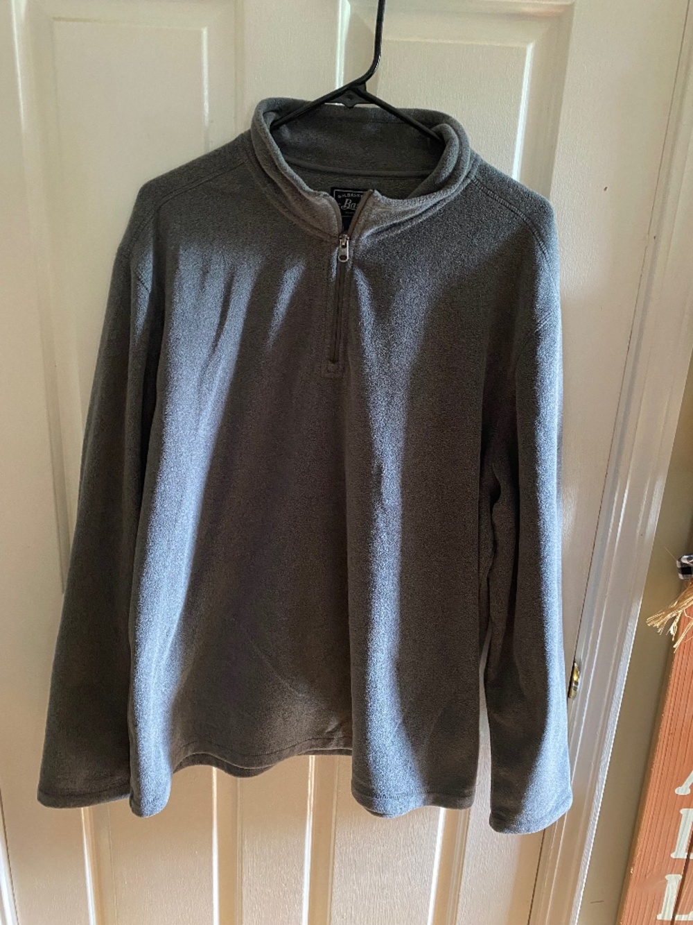 G H Bass & Co gray pullover